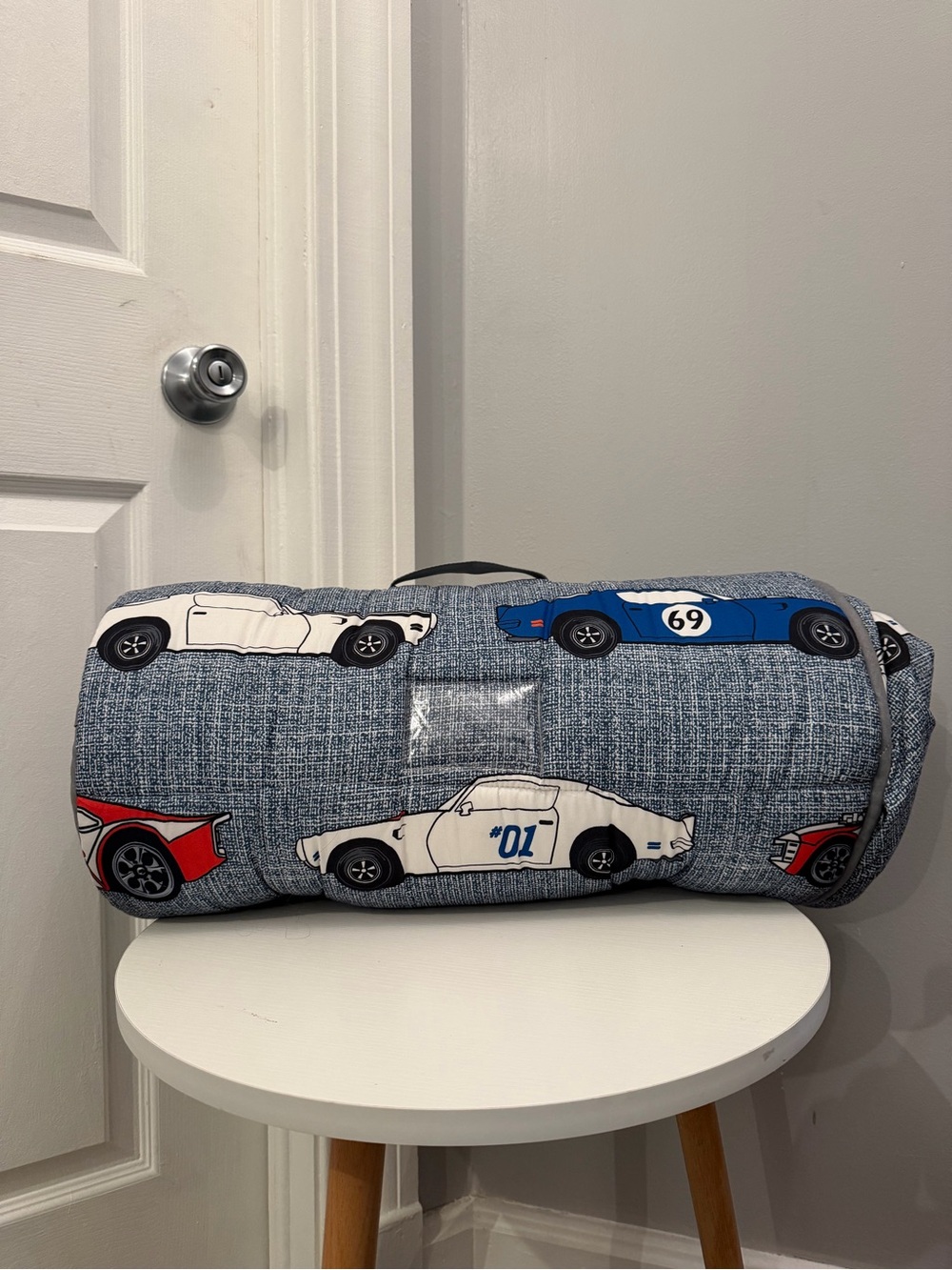 Kids Car Print Nap Mat